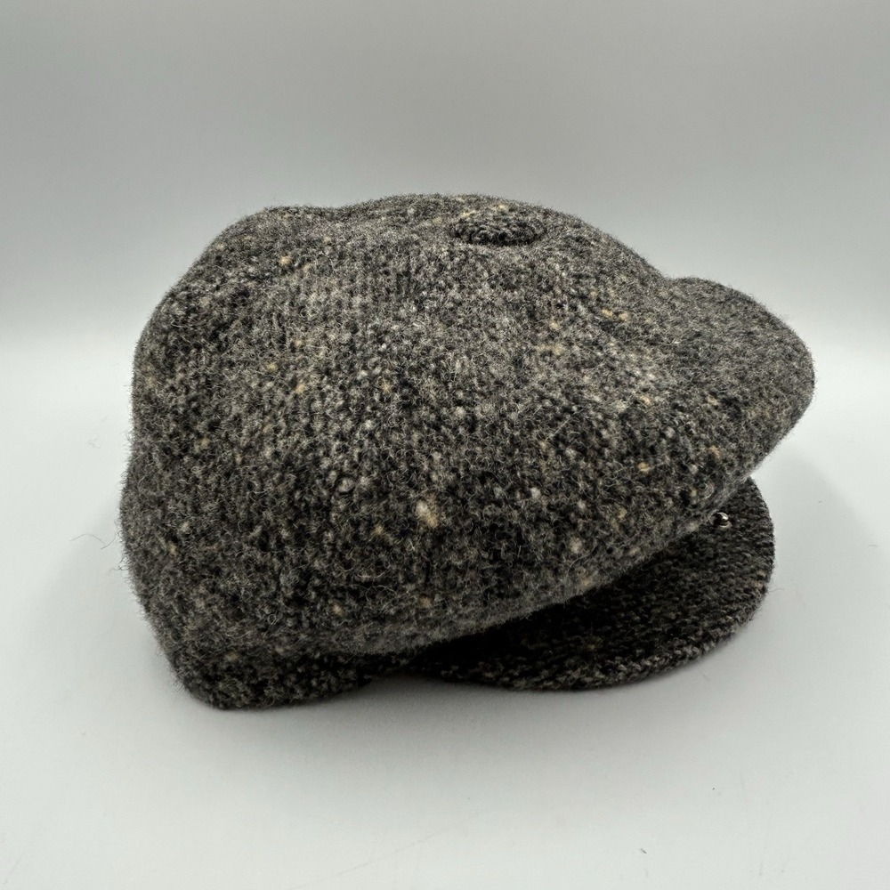 VTG Dobbs Fifth Ave‎ NY Grey, Black & Tan Newspaper Boy Hat Cap Size 7 USA Made